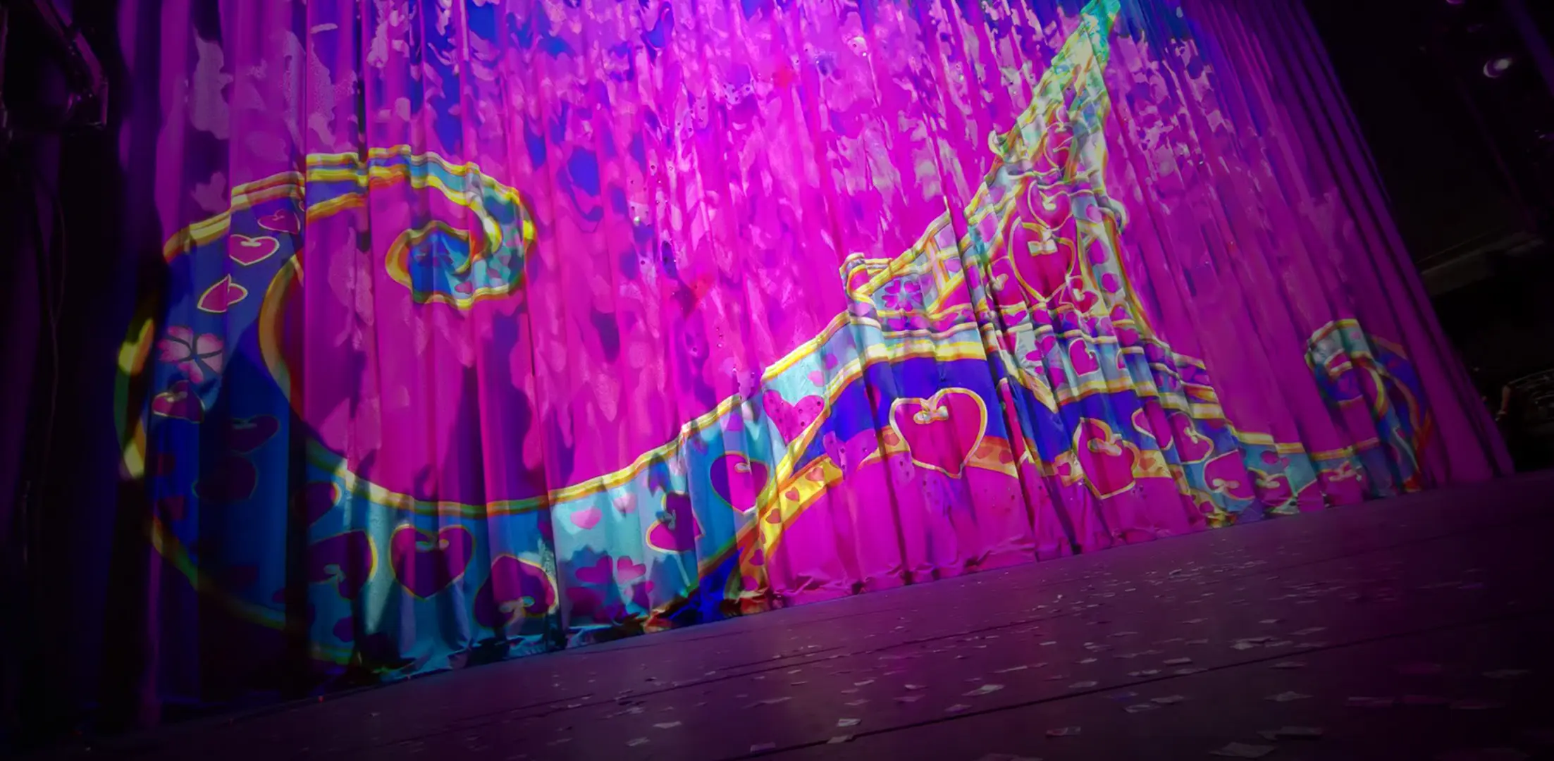 An image showing an example of work by J&C Joel. J&C Joel is a leading fabric and mechanical solutions provider in the UK and Middle East, offers high-quality fabric products, stage curtains, drapery, and advanced mechanical systems for theatres, events, and architectural spaces. Explore J&C Joel's comprehensive range of fabric solutions, stage machinery, and bespoke designs tailored for global entertainment and architectural industries.