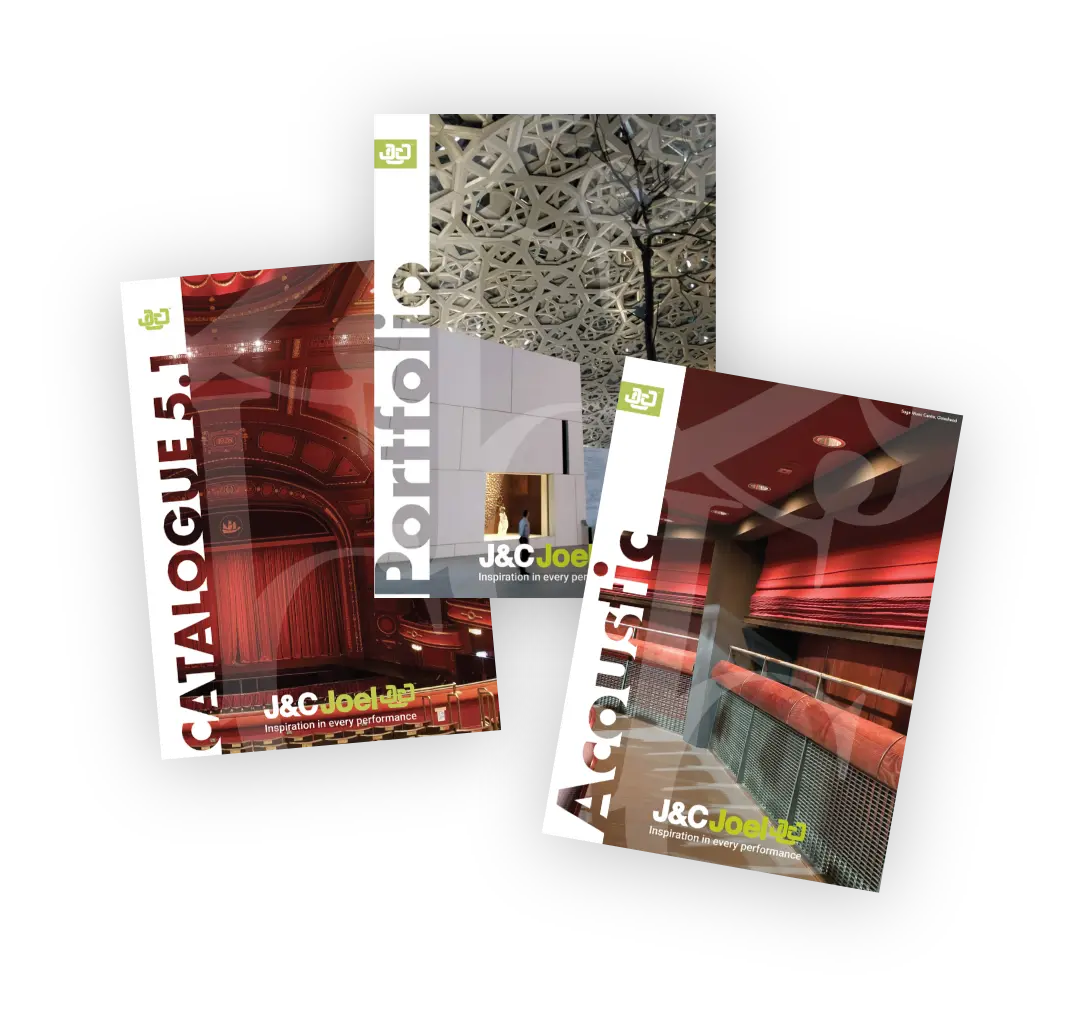 An image showing an examples of brochures from J&C Joel.