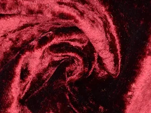 Garnet Novello Crushed Velvet
